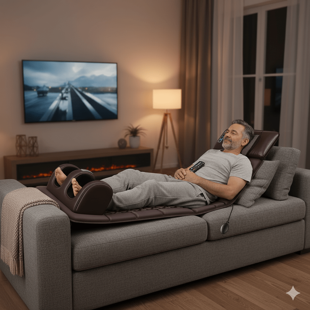 Appareil masseur pieds homme detente
