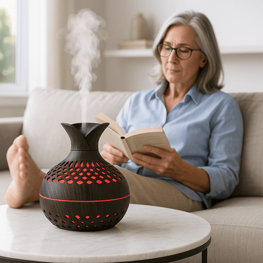 Diffuseur huiles essentielles femme détente
