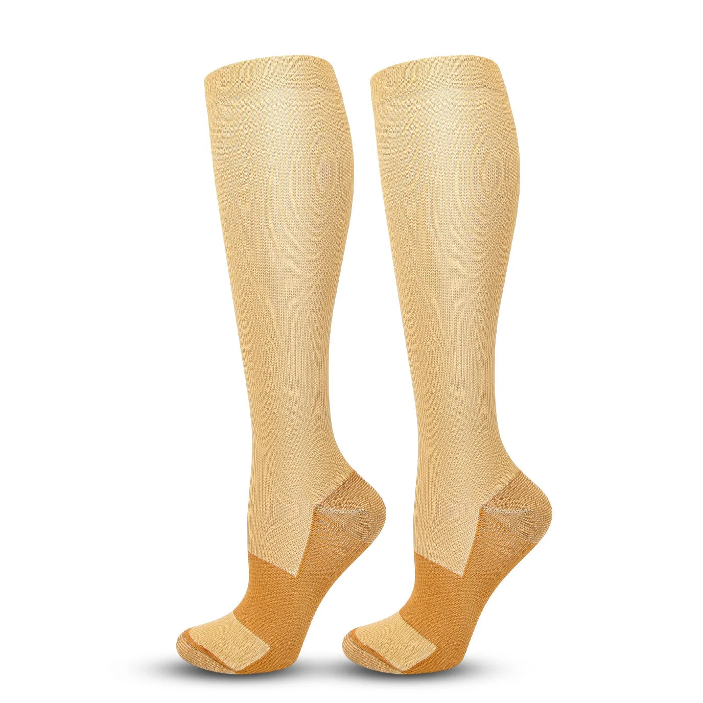 bas de contention couleur beige