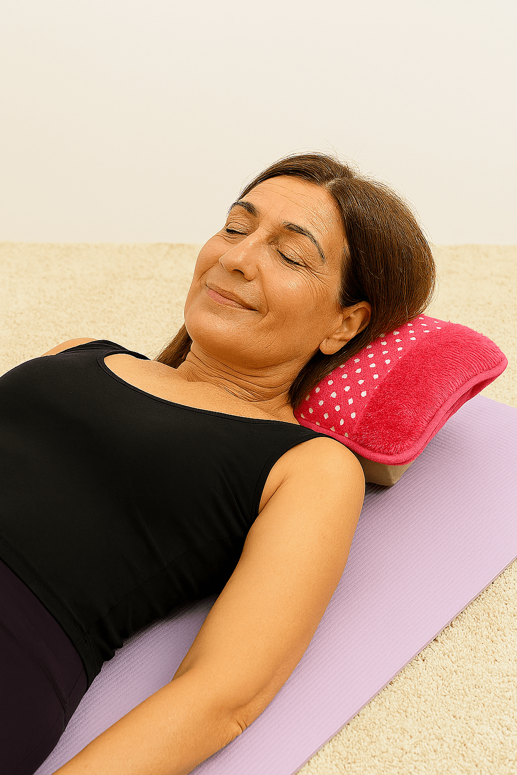 bouillotte electrique femme soulage cou