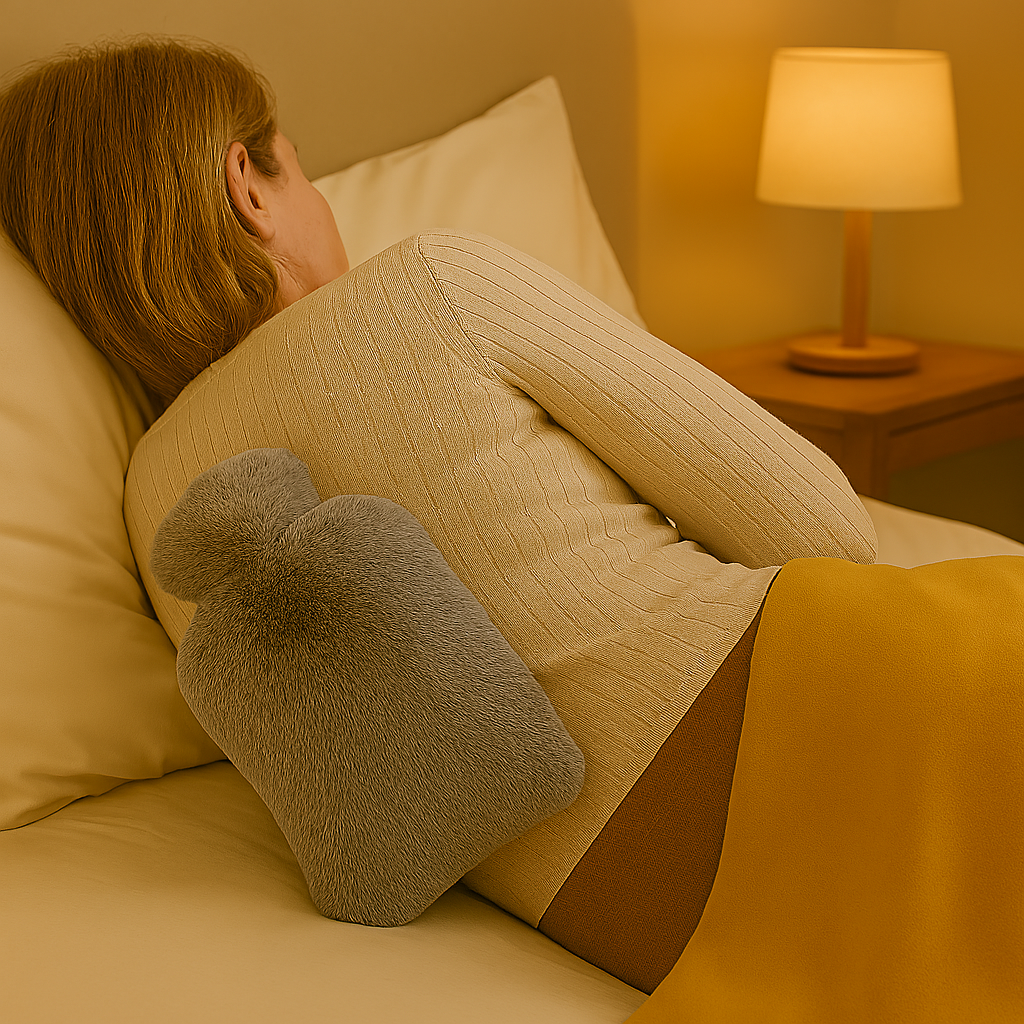 bouillotte femme douleur de dos