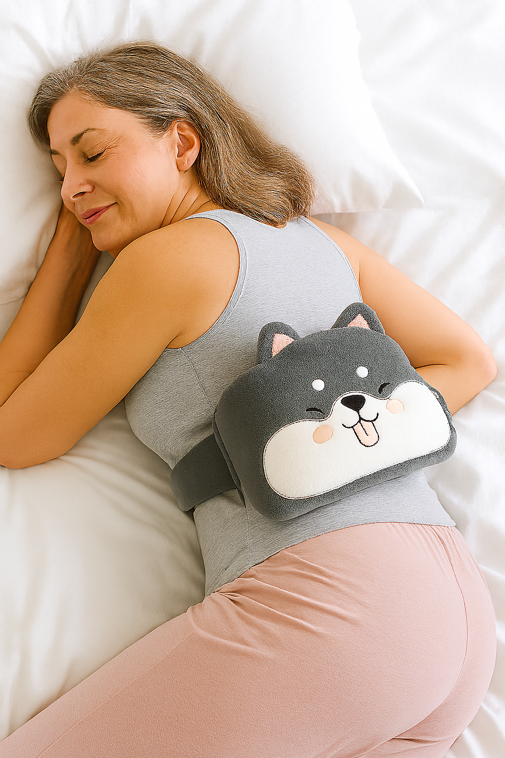 bouillotte peluche femme sommeil
