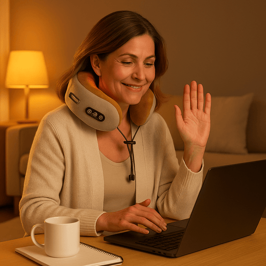 Coussin cervicale chauffant | Nuqea™ - Enfin Actif 50+