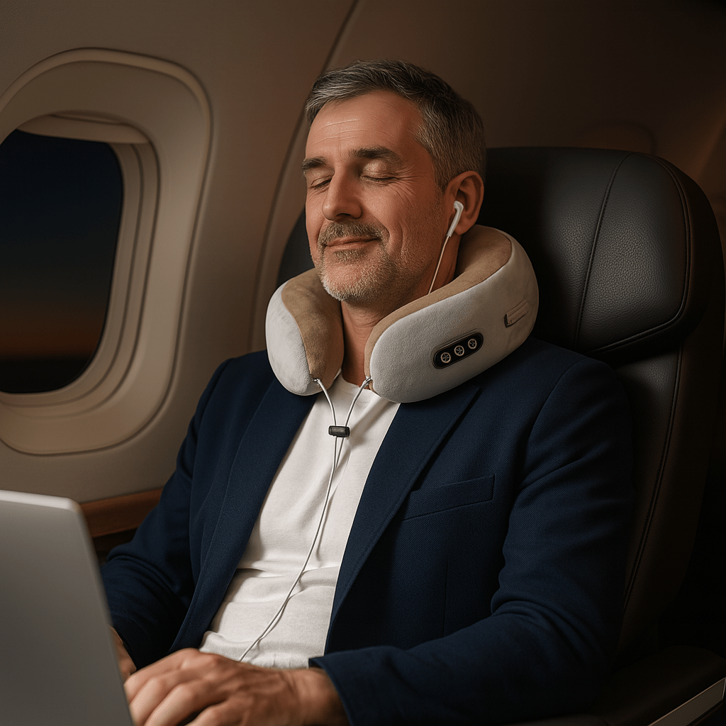 Coussin cervicale chauffant | Nuqea™ - Enfin Actif 50+
