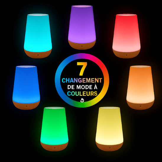 Lampe de chevet tactile | LumiTouch Douceur tactile - Enfin Actif 50+