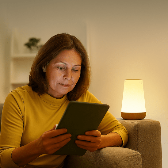 Lampe de chevet tactile | LumiTouch Douceur tactile - Enfin Actif 50+