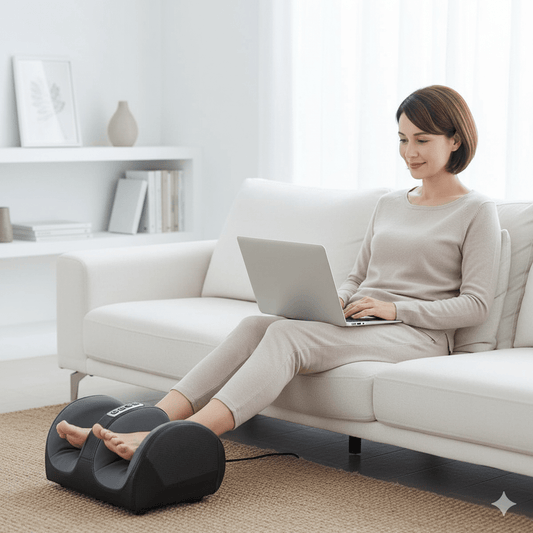 massage des pieds femme relaxation