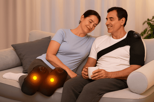 massage pieds couple relaxation