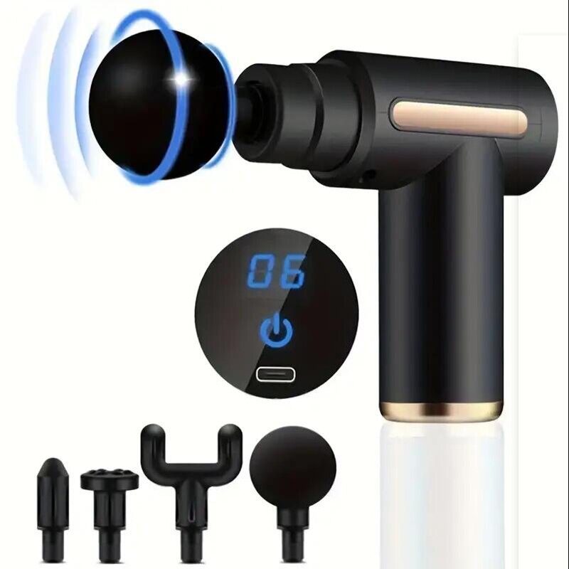 pistolet de massage variante à 6gear noir