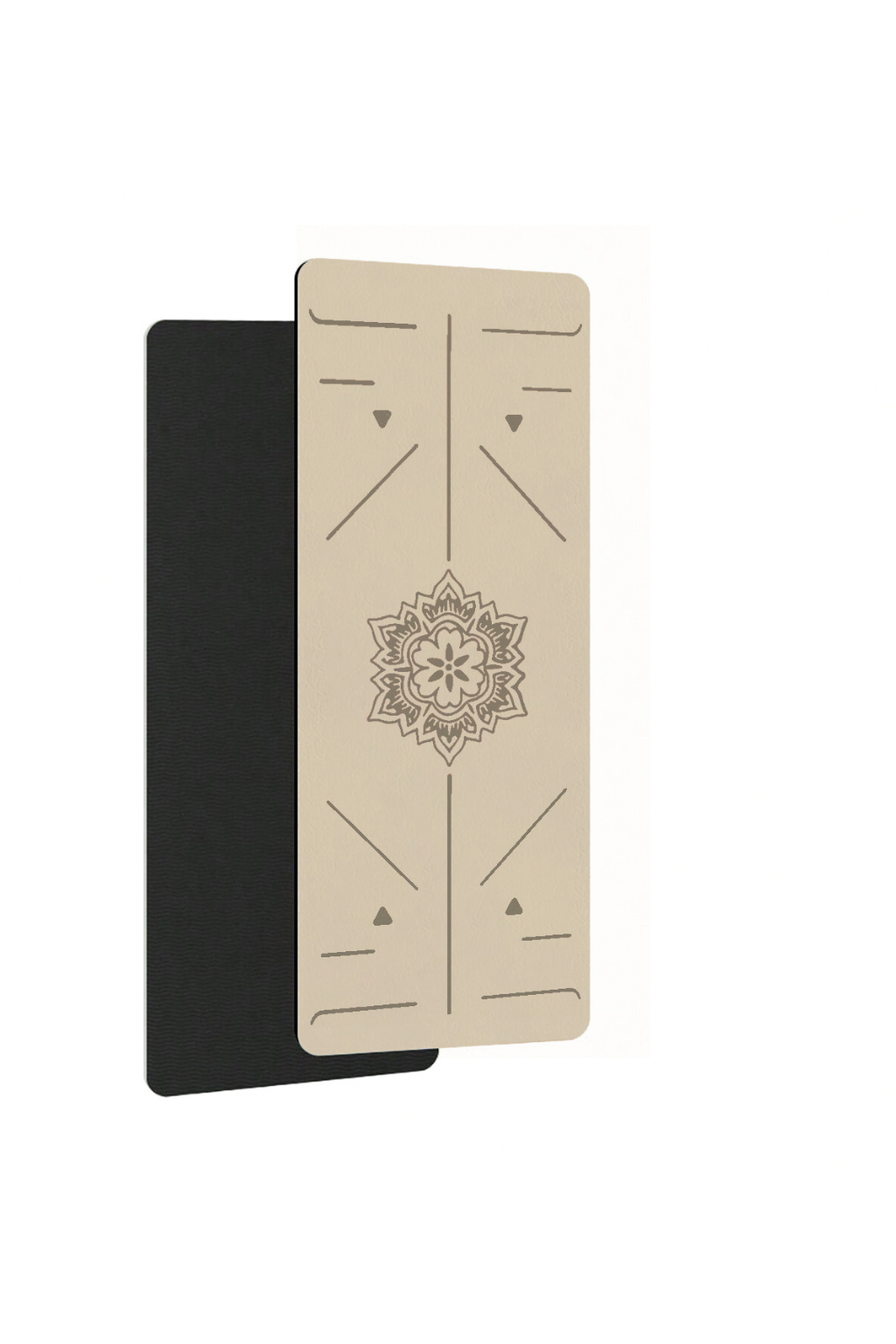 tapis de yoga brun
