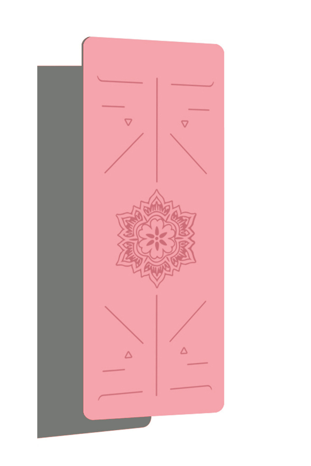 tapis de yoga rose