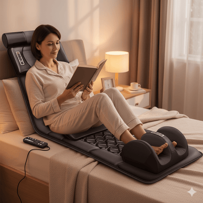 Appareil masseur pieds femme relaxation