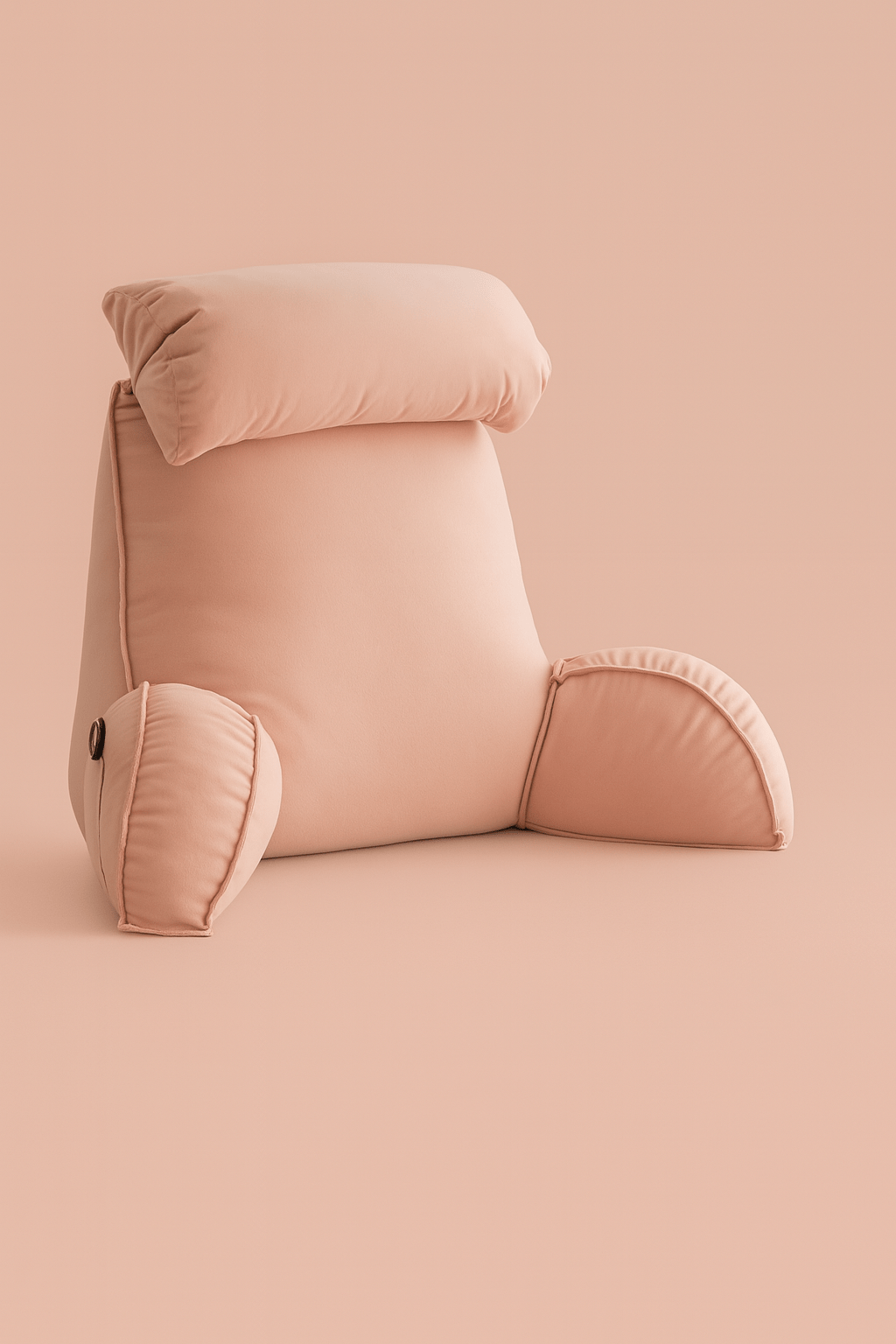 Coussin dos couleur rose