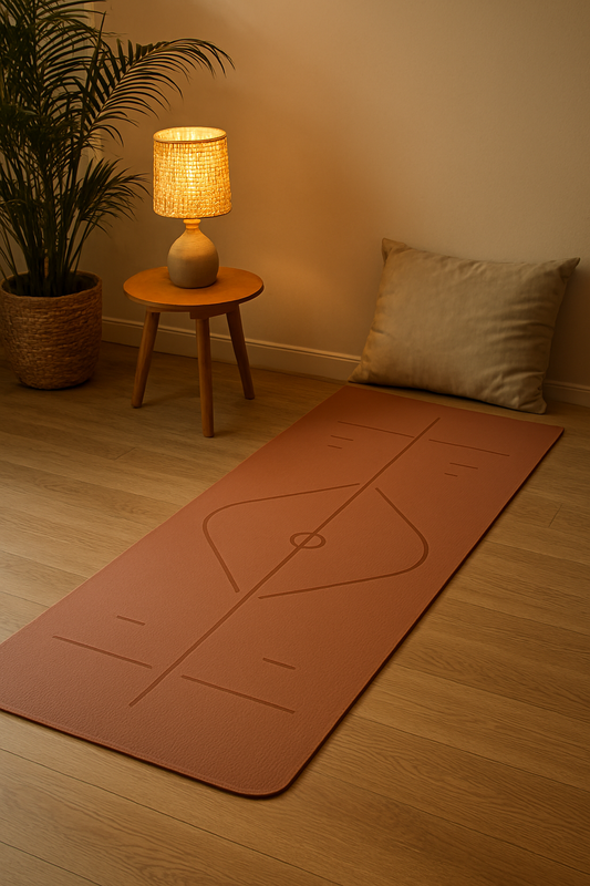 Tapis de yoga coin concentration