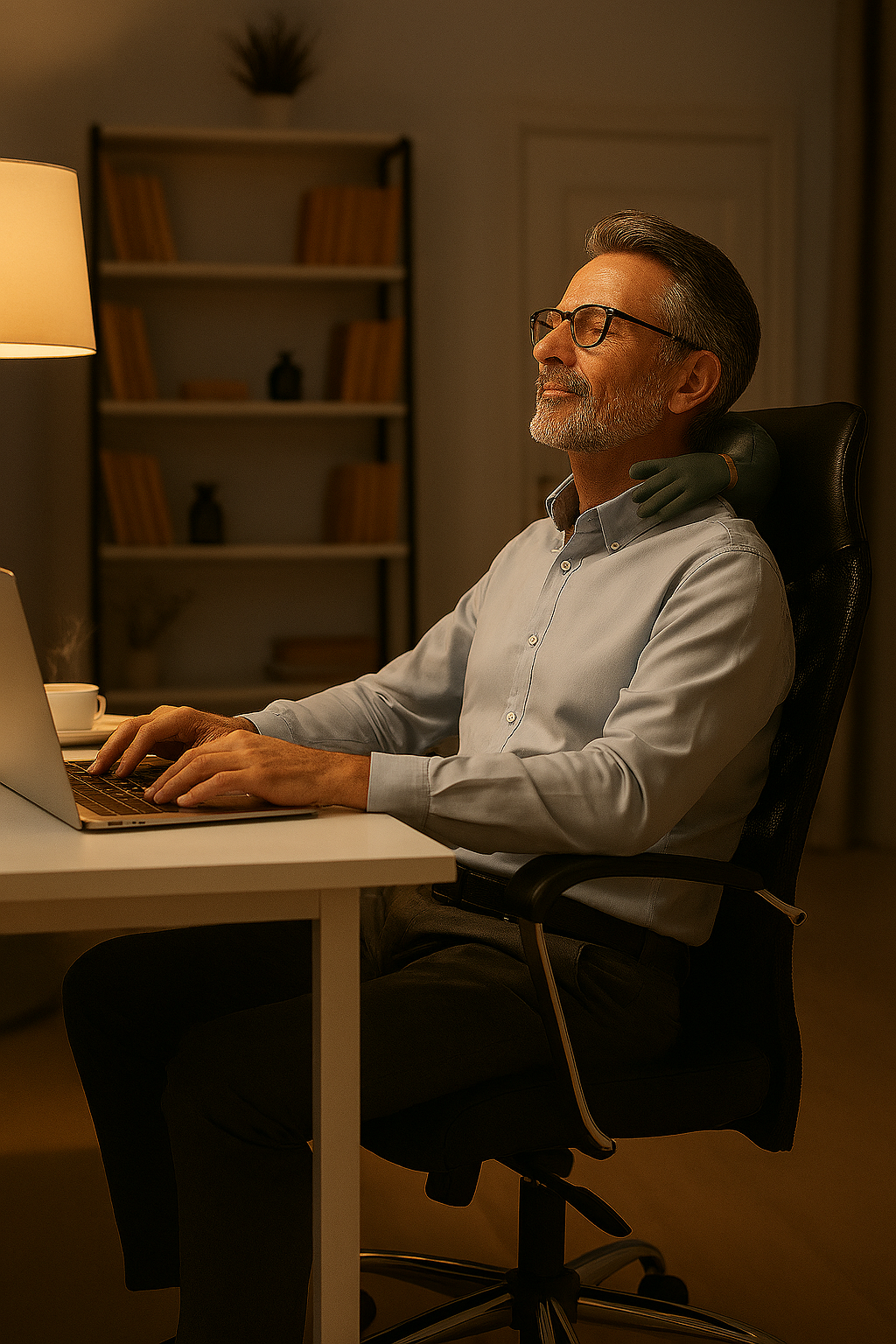 appareil de massage homme detente bureau