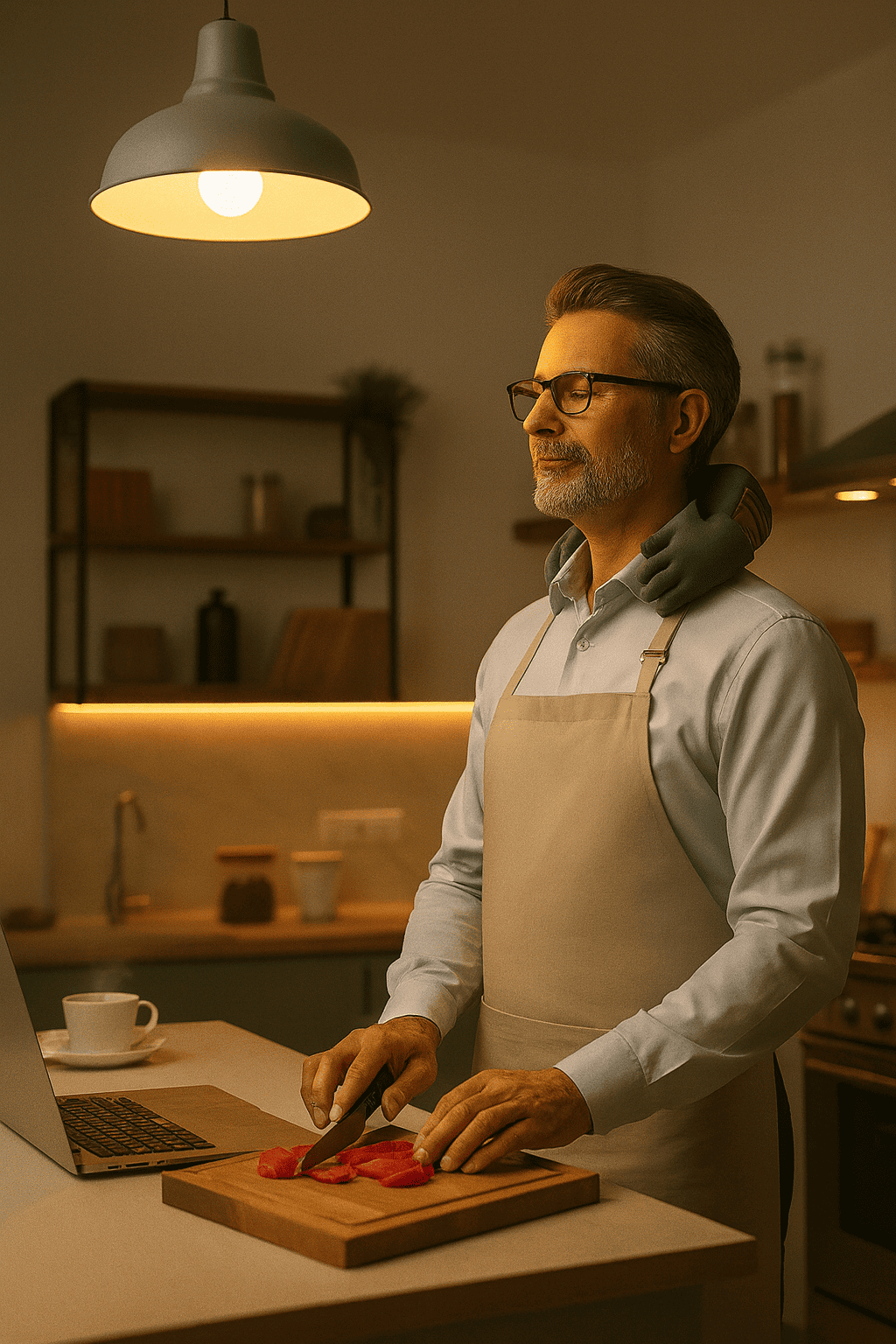 appareil de massage homme detente cuisine