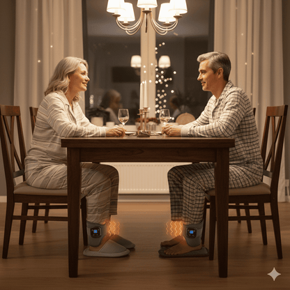 appareil pour massage pieds piedaasis couple detente