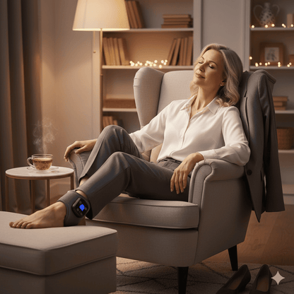 appareil pour massage pieds piedaasis femme detente