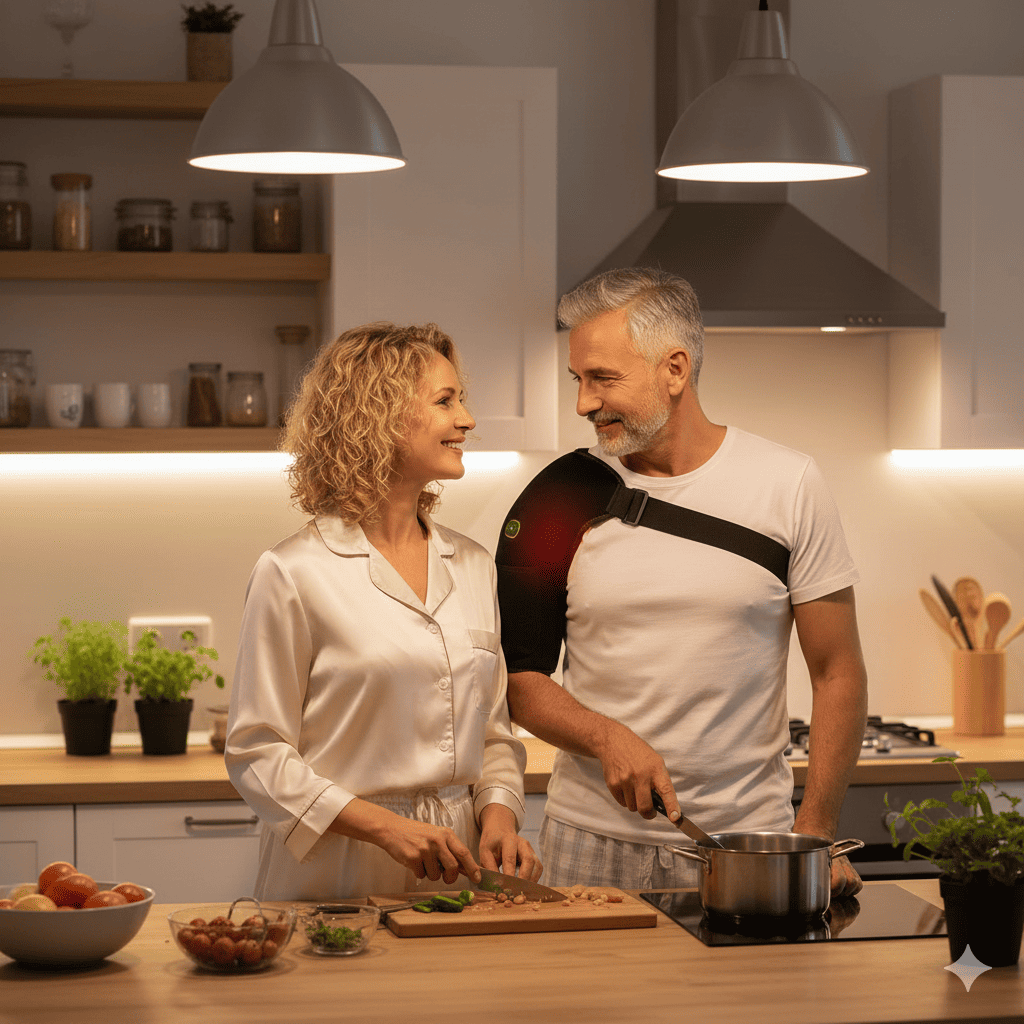 Appareil pour massage chauffant des épaules | ThermaSooth™ - Enfin Actif 50+