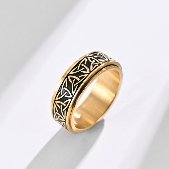 Bague Anti Stress Viking Tournante | Élégance et Sérénité pour les Professionnels de 50+ - Enfin Actif 50+