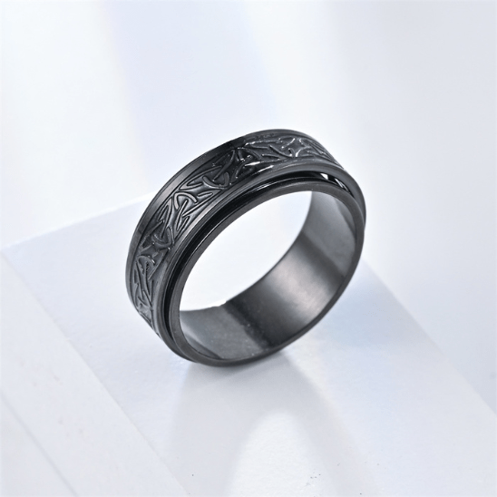 Bague Anti Stress Viking Tournante | Élégance et Sérénité pour les Professionnels de 50+ - Enfin Actif 50+