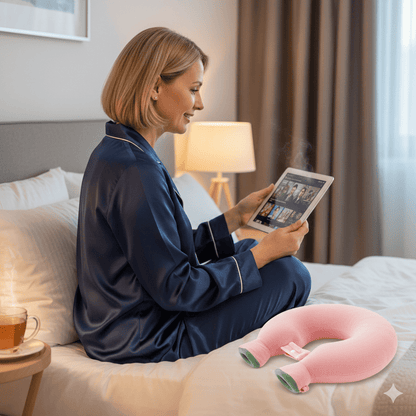 Bouillotte cervicale chaude DouceNuque™ – Soulagement des tensions et détente de la nuque - Enfin Actif 50+