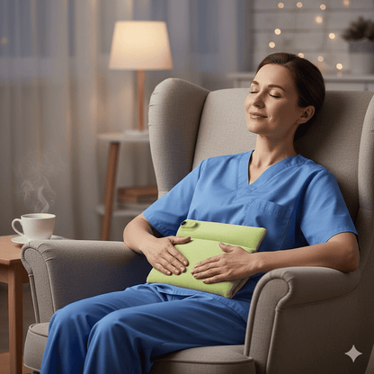 Bouillotte électrique MainVelours™ : chaleur apaisante pour crampes et mains fatiguées - Enfin Actif 50+