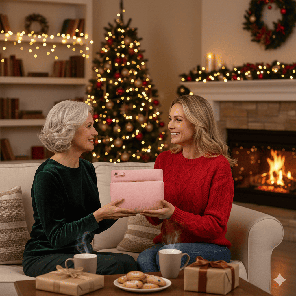 Bouillotte électrique MainVelours™ : chaleur apaisante pour crampes et mains fatiguées - Enfin Actif 50+