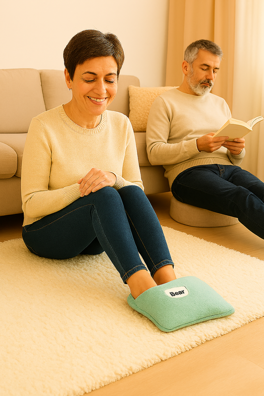 bouillotte electrique relaxation en couple