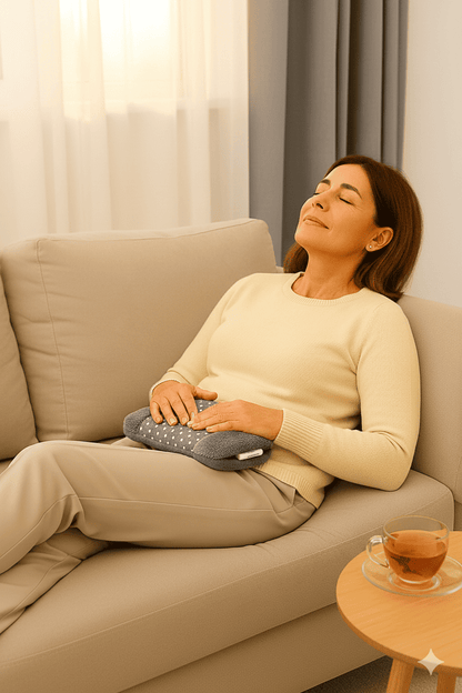 bouillotte electrique thermaluxe femme detente bas ventre