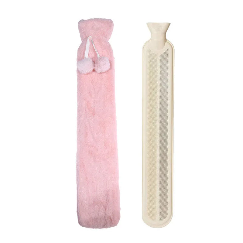 bouillotte longue couleur rose