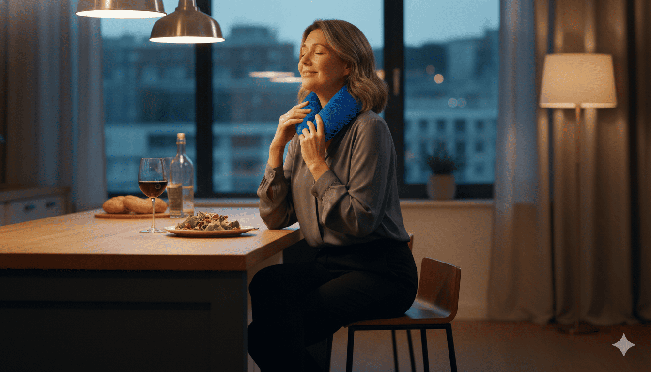 Bouillotte micro - ondes CâliCou™ – Détente cervicale & épaules - Enfin Actif 50+