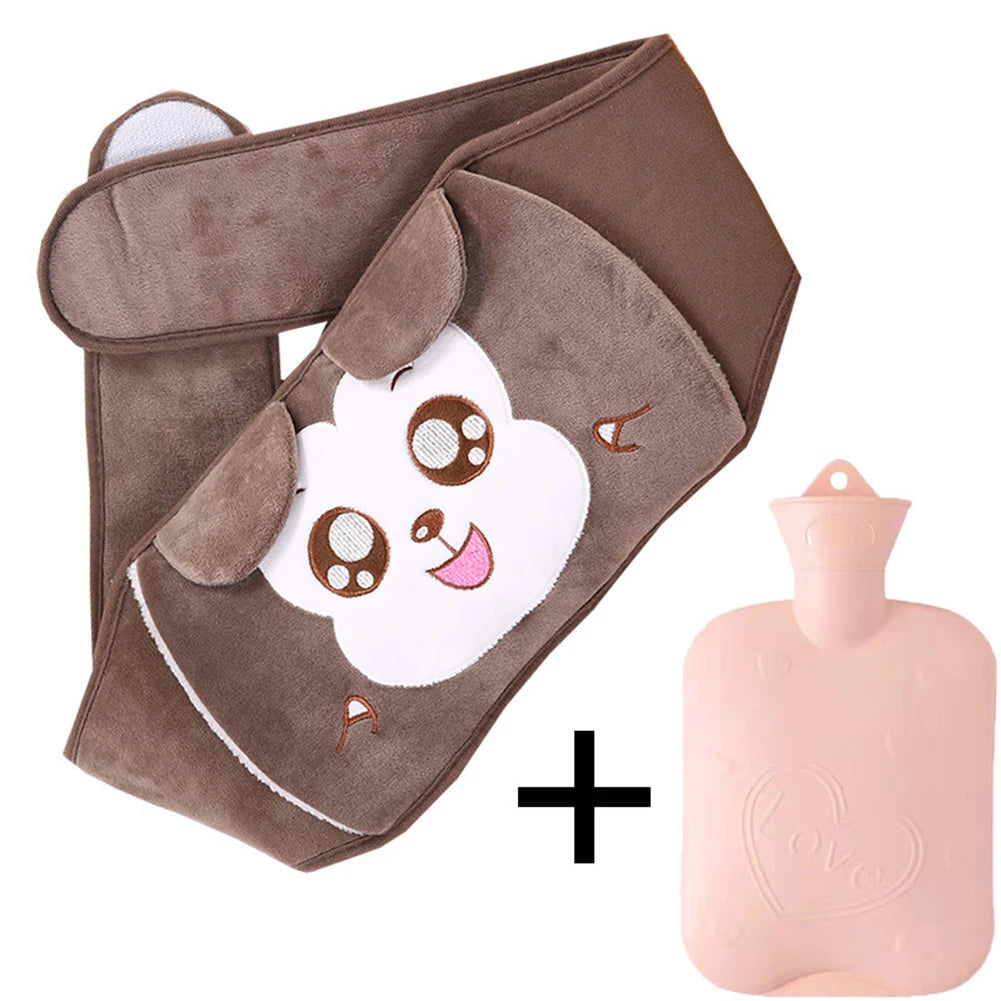 bouillotte peluche couleur café singe