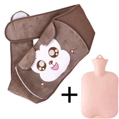bouillotte peluche couleur café singe