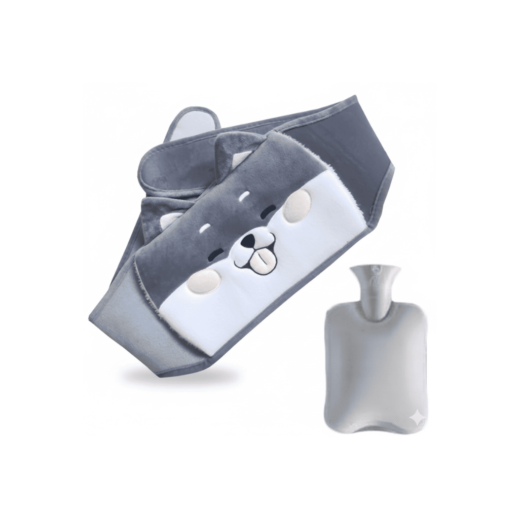 Bouillotte peluche Calinova™ : chaleur douce et apaisante pour les règles - Enfin Actif 50+