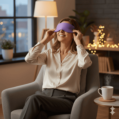 Bouillotte sèche Lavandia™ : détente des yeux et sérénité du soir - Enfin Actif 50+