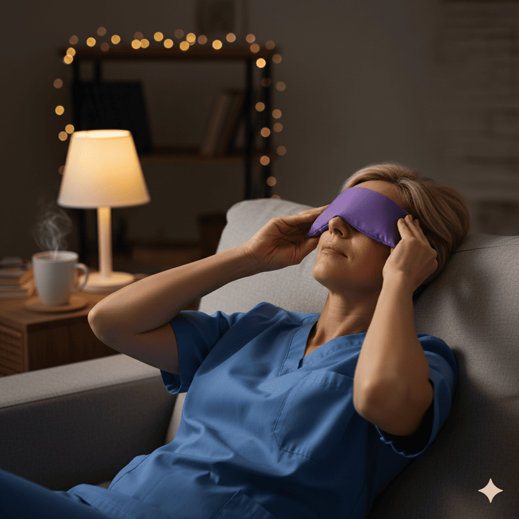 Bouillotte sèche Lavandia™ : détente des yeux et sérénité du soir - Enfin Actif 50+