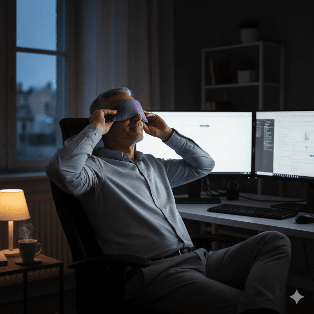 Bouillotte sèche Lavandia™ : détente des yeux et sérénité du soir - Enfin Actif 50+