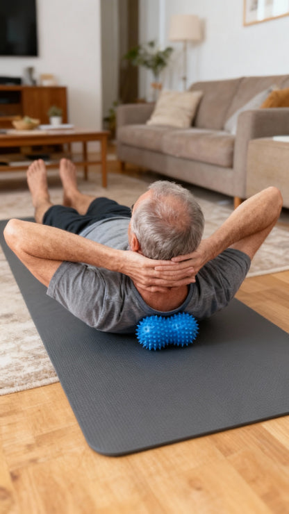 boule de massage flexiball homme detente au salon