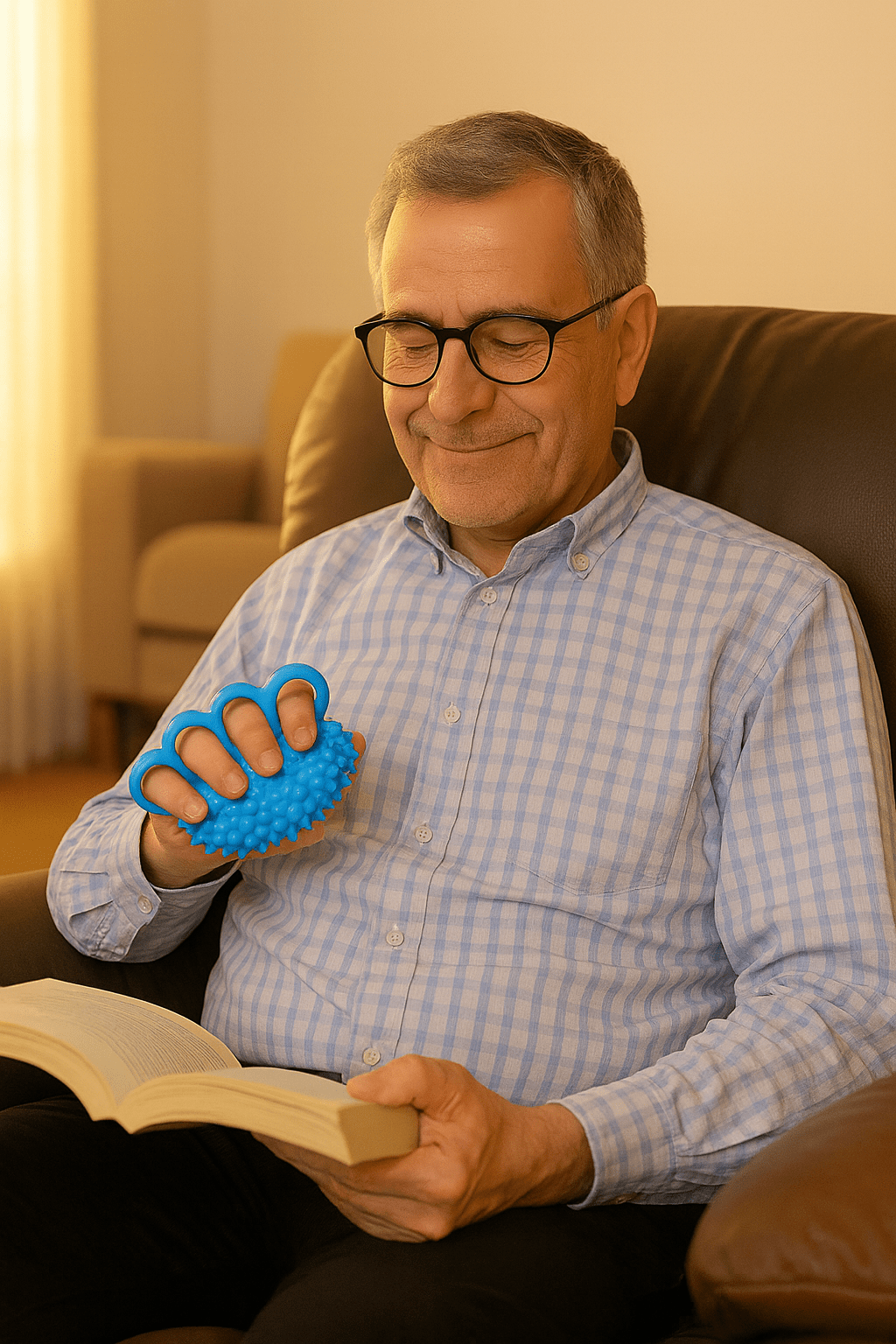 boule de massage kinesphere homme detente au salon