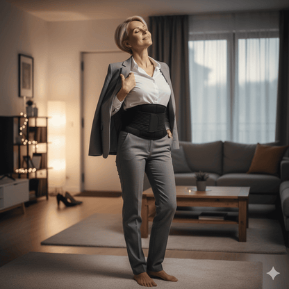 ceinture chauffante lombaire thermaserenite femme detente