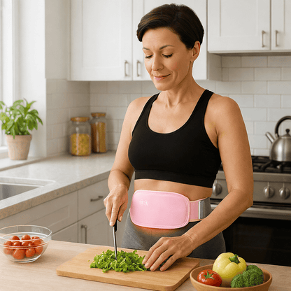 ceinture chauffante lunatherm femme cuisine