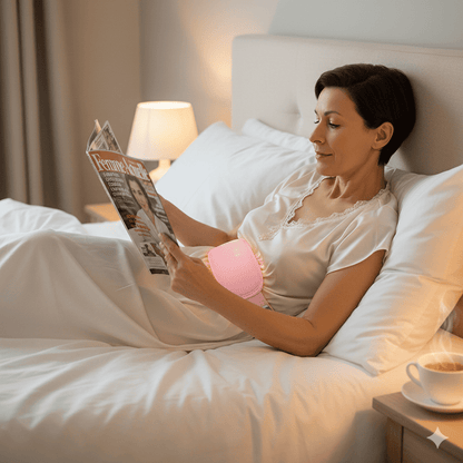 ceinture chauffante lunatherm femme lecture confort