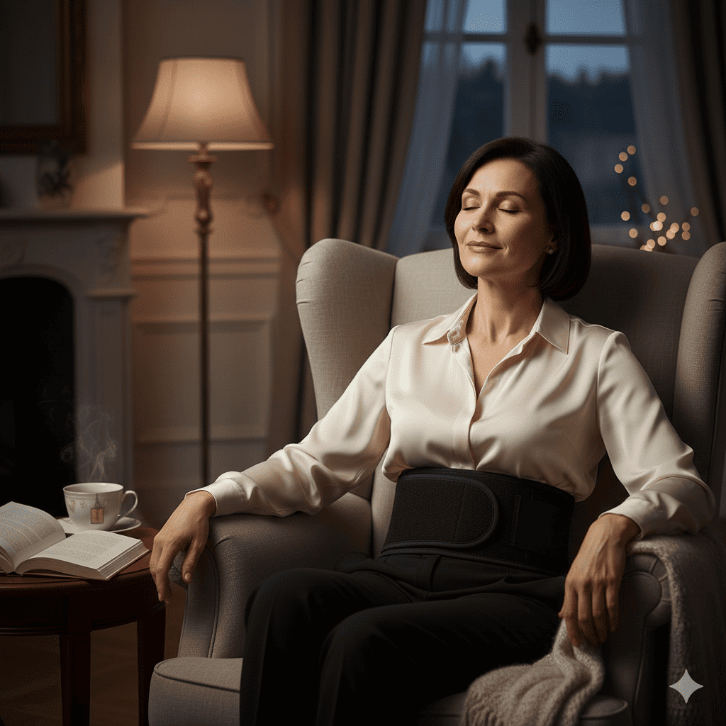 Ceinture lombaire chauffante ThermaDos™ – soulagement naturel et confort quotidien - Enfin Actif 50+