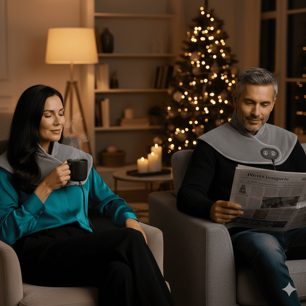 Coussin cervical chauffant ZenTherm 50+™: chaleur apaisante - Enfin Actif 50+