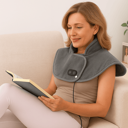 Coussin cervical chauffant ZenTherm 50+™: chaleur apaisante - Enfin Actif 50+