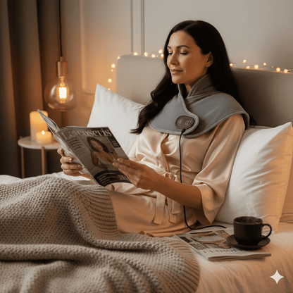 Coussin cervical chauffant ZenTherm 50+™: chaleur apaisante - Enfin Actif 50+