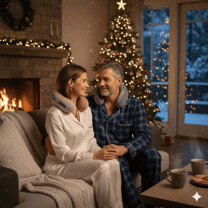 Coussin cervical chauffant Nuqea™ – chaleur apaisante et soutien de la nuque - Enfin Actif 50+