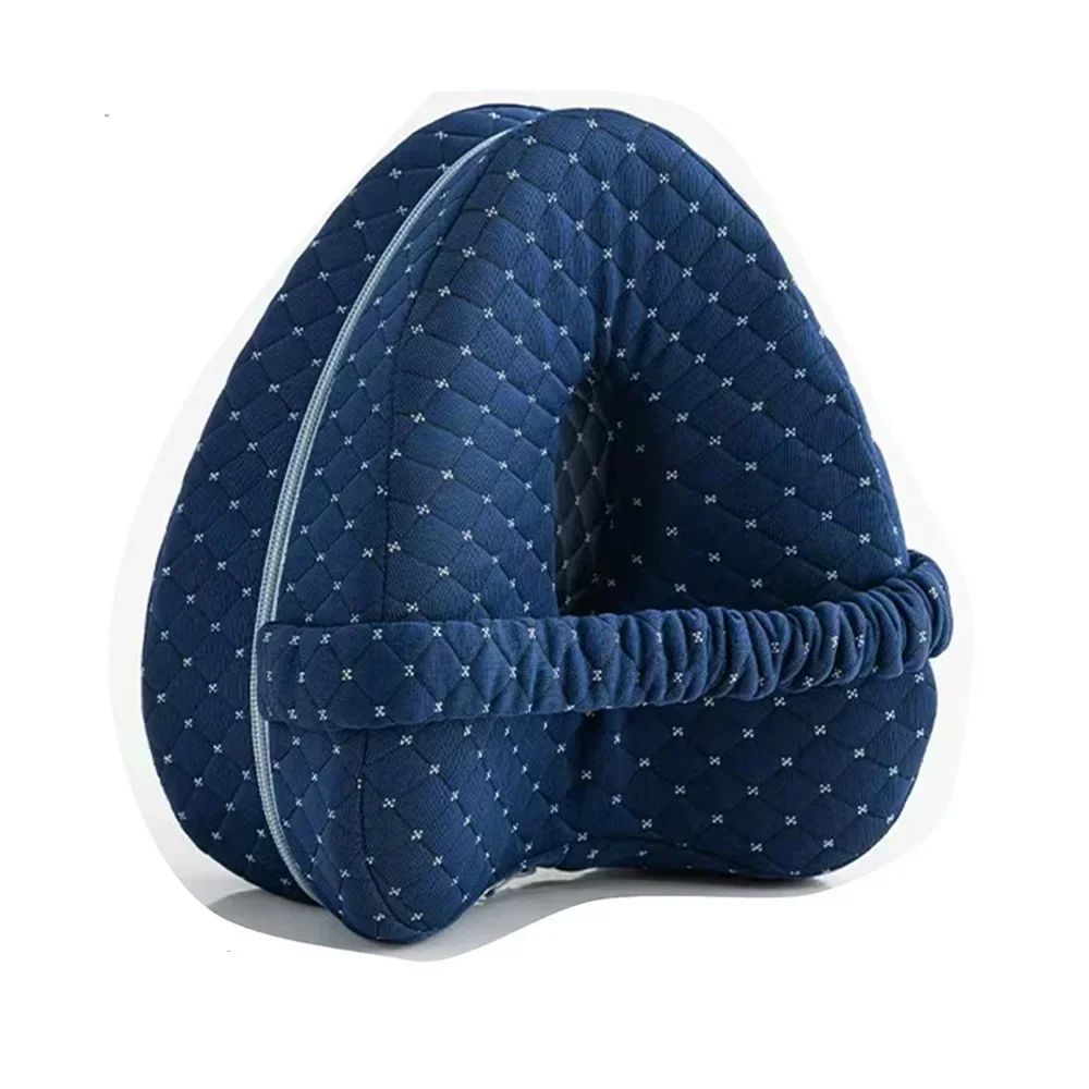 coussin ergonomique LegNest de couleur bleu marine