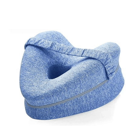 coussin ergonomique LegNest de couleur bleu